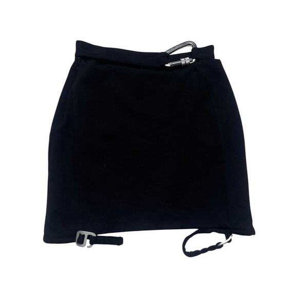 Bondage clasp stretch mini skirt - Picture 1 of 4